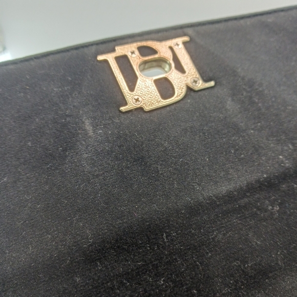 Badgley Mischka Womens Handbag Black Chain Vegan Leather - Picture 11 of 14